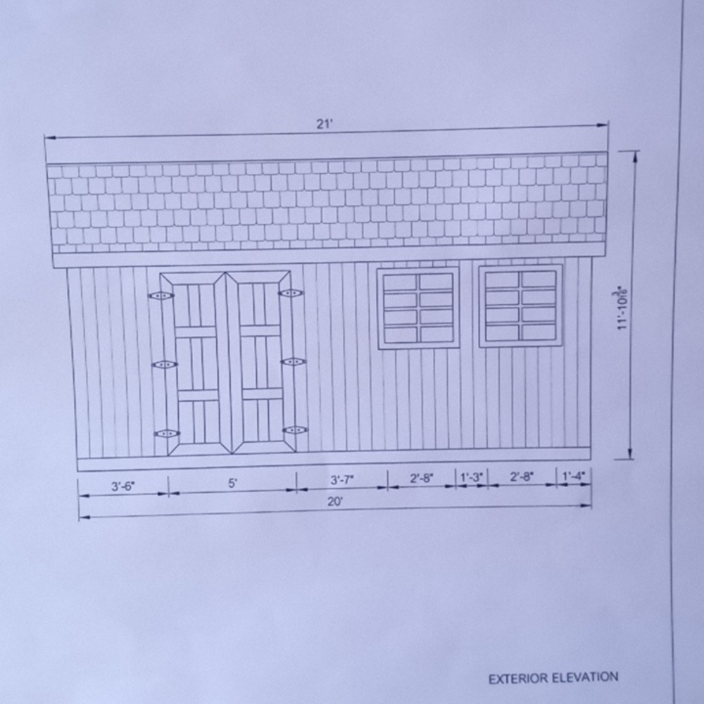 Gable She'd, new plan,by Tilttower